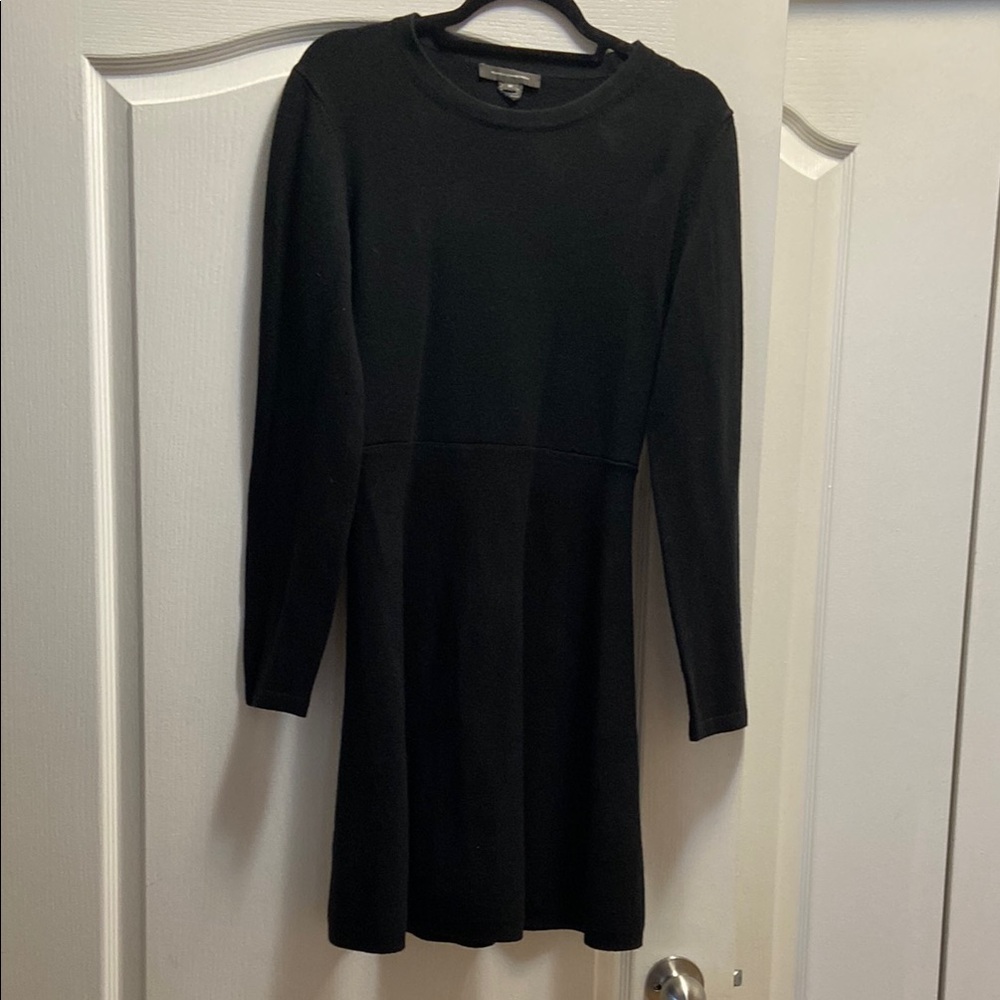 Elegant Black Long Sleeve Dress